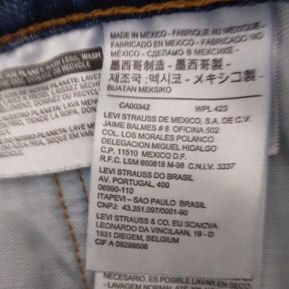 Levi's | 505 Denim Jeans Size 38 X 32 - Picture 7 of 9